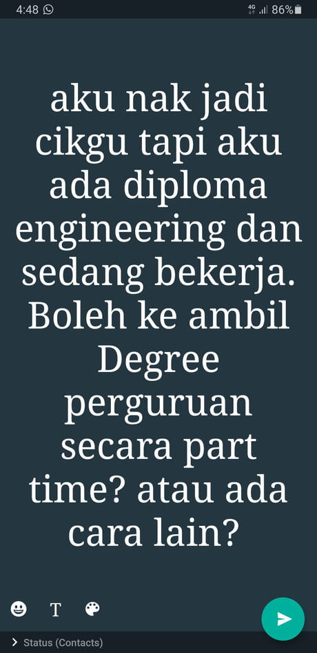 Aku Ambik Diploma Dulu Sebab Spm Tak Seberapa Tapi Ada Niat Lagi Nak Blajar Tapi Lepas