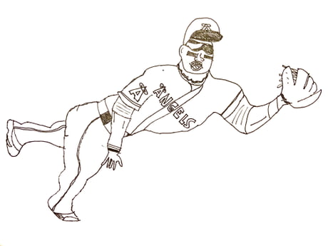 Drawing Mike Trout every day until the lockout is over' -- How an