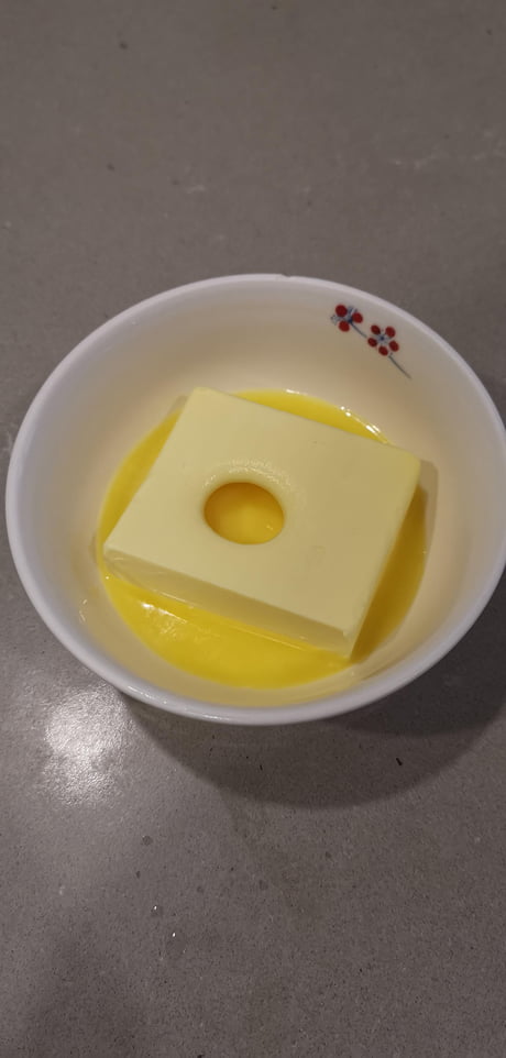melted butter in microwave