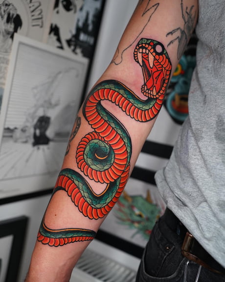 Garden Snake Temporary Tattoo – Drift & Amble
