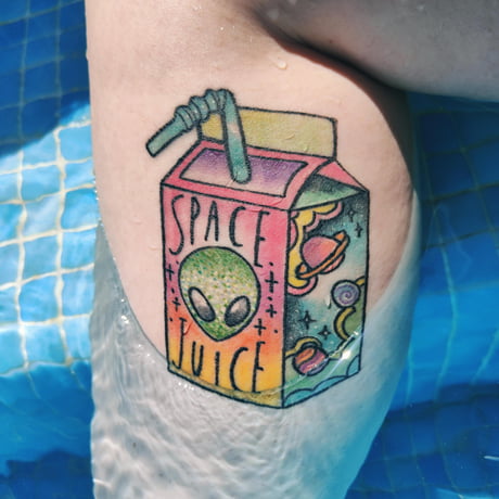 Apple juice tattoo  Tattoos Tattoo designs Body art