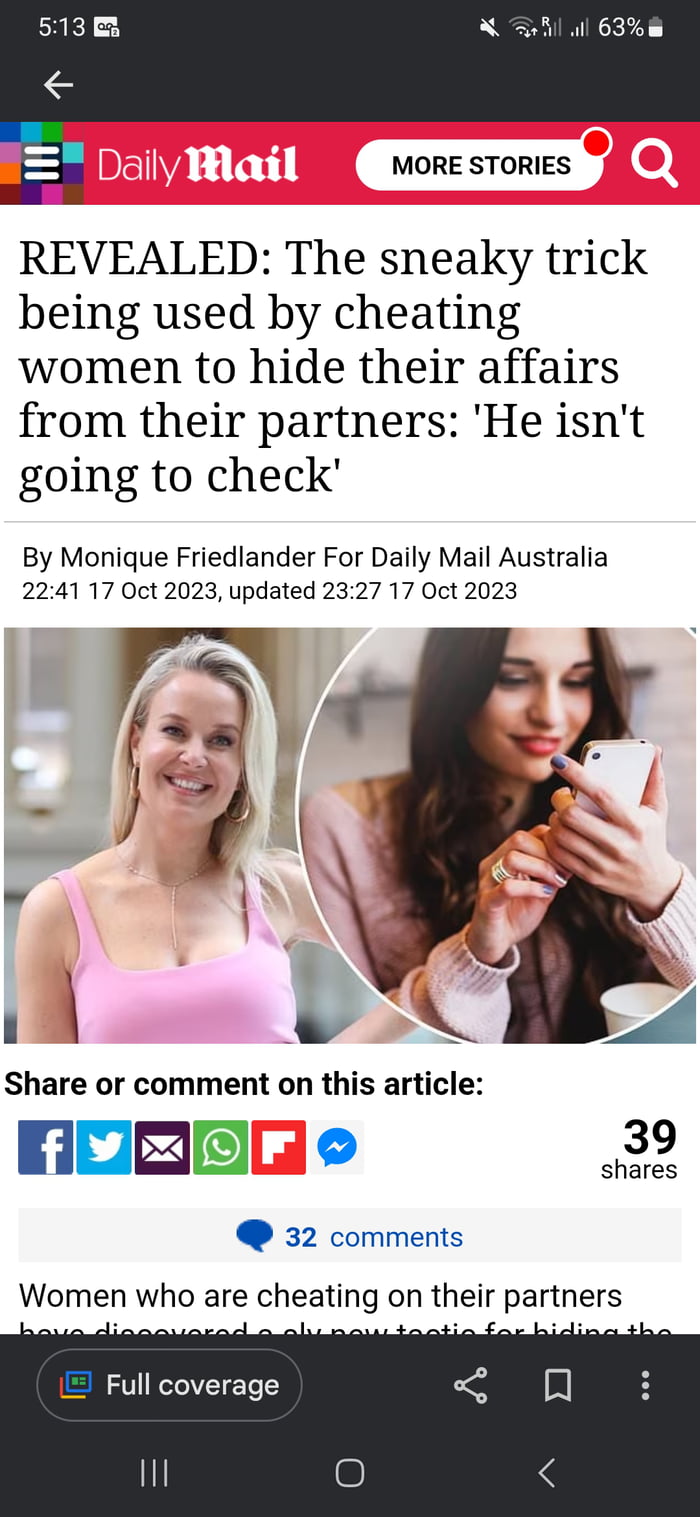 So now it's totally legit to post this kind of content, about how to cheat and not getting