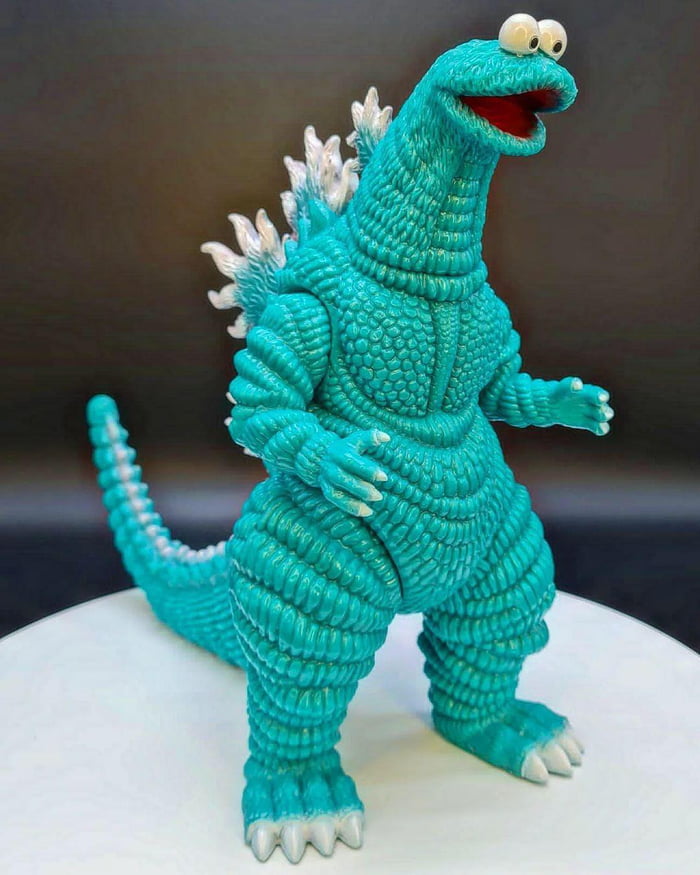 Cookie Monster Godzilla 9GAG
