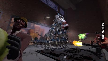 I just made this TF2 MVM poster in GMOD  rtf2