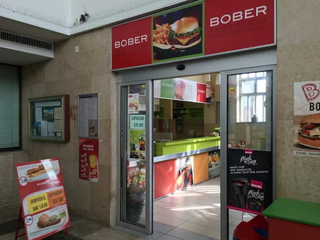 This is Bober fast food in my town, Maribor, Slovenia. For all my bober fans, ja pierdole! :)
