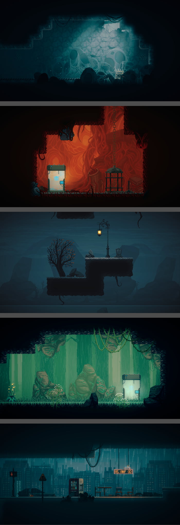 Game Without Sprites Some screenshots without UI or characters, to highlight the atmosphere ...