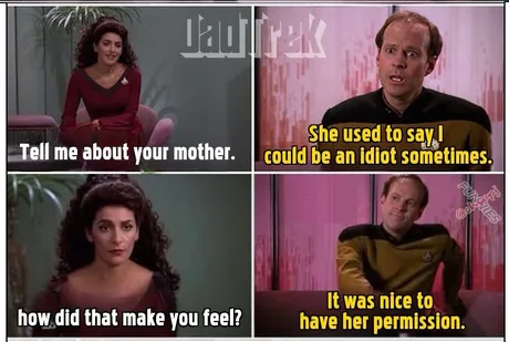 Yes. Let's get some more TNG memes
