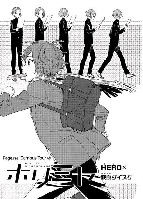 Special illustration for the next chapter of Horimiya, will deal