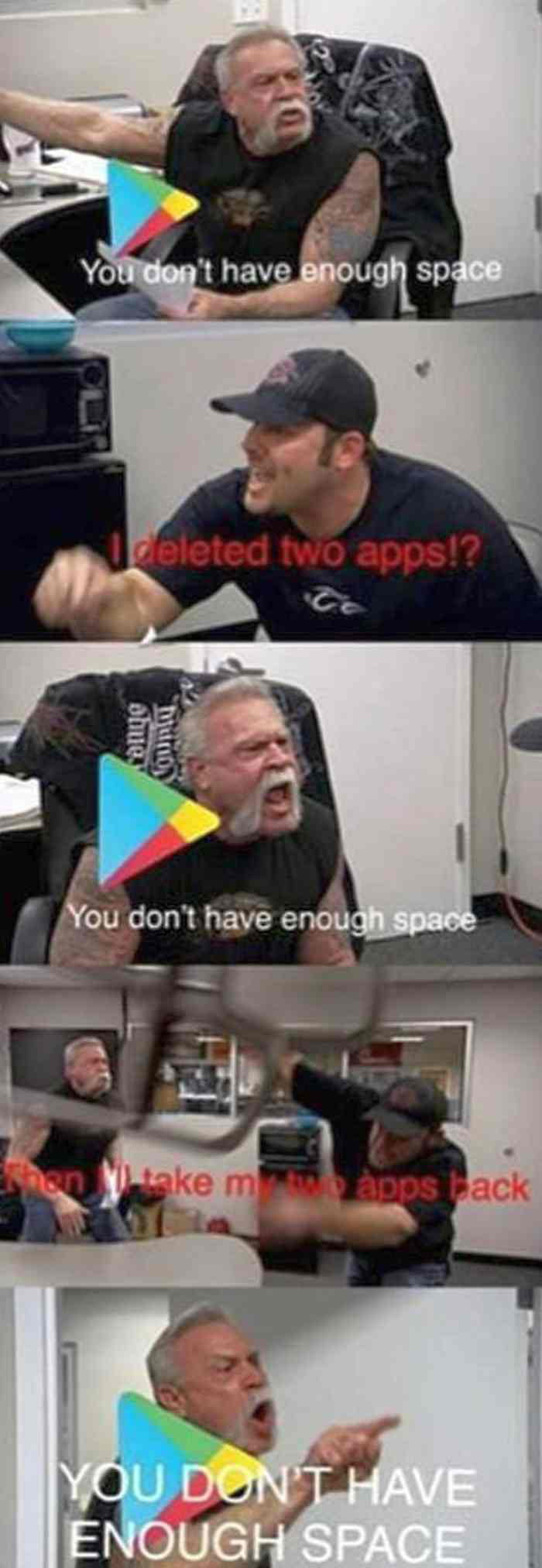 YOU DON'T HAVE ENOUGH SPACE! 9GAG