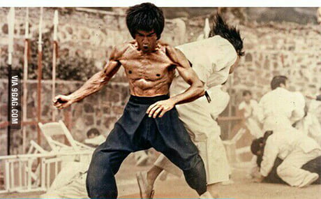 Bruce Lee had one of the lowest body fat % recorded. % BF - 9GAG