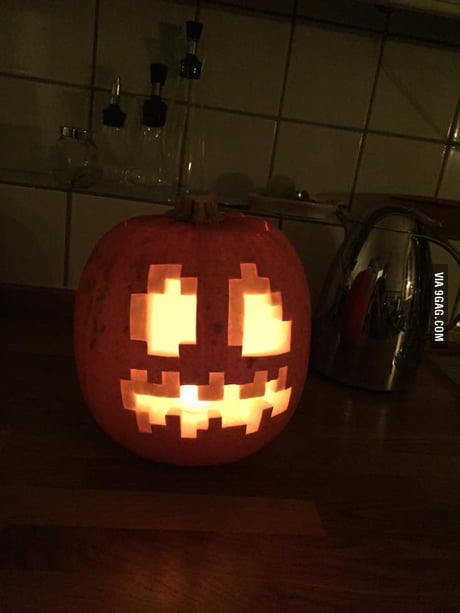 minecraft 2d pumpkin