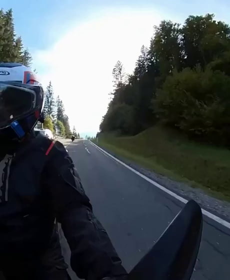 Adventure bike takes him on a ride