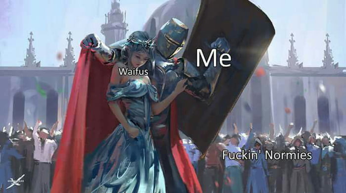 I pledge to protecc my waifu