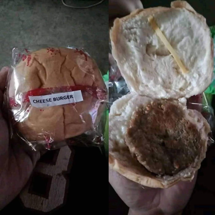 &ldquo;Cheese&rdquo; burger