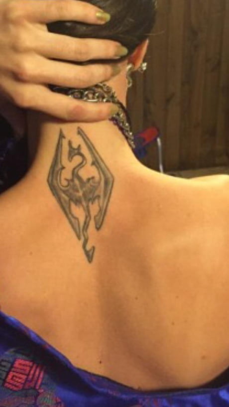 A Clearer Picture I Hope Of My Skyrim Tattoo 9gag