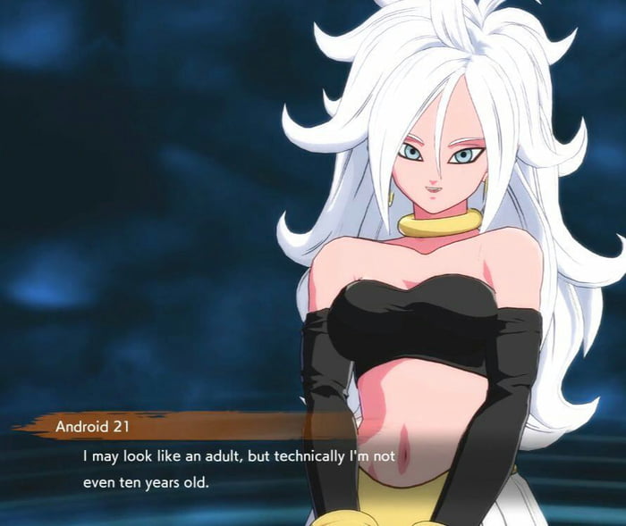 B-b-but she's android 21......