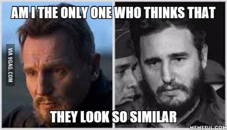 Fidel Castro En Liam Neeson