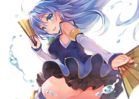 Aqua - Art by: @NonCa16 on Twitter. - 9GAG