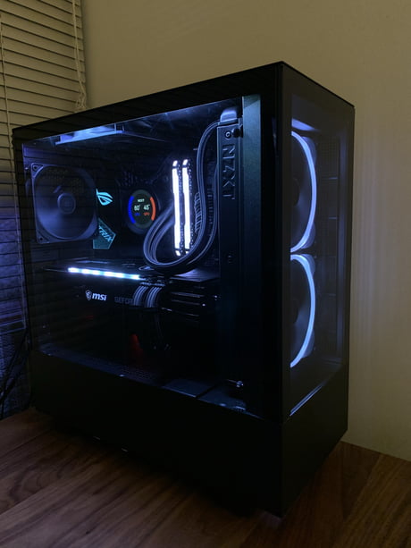 My first Gaming PC build. The cable was a real pain figure out. Specs in comment. -
