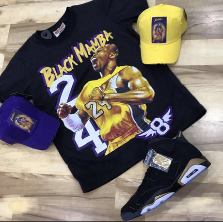 purple and yellow jordan shirt