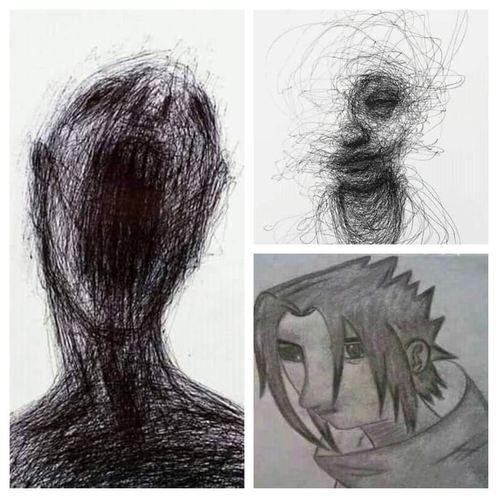 Drawings made by people with mental illness - 9GAG