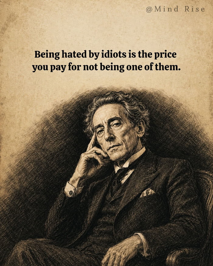 When you choose to think differently, live honestly, and protect your mind, some people will hate you simply because your existence exposes their emptiness. Small minds do not hate you because you are wrong. They often hate you because you refuse to become like them.