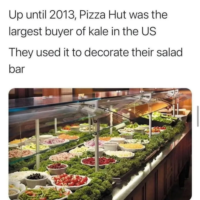 I remember finding out this trendy new vegetable was the same as this stuff. I didn't even think it was eatable before.