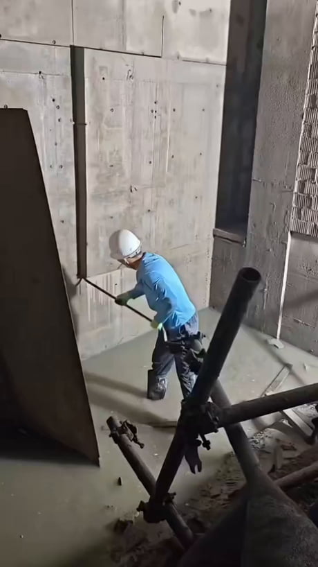 He almost became a part of a work accident compilation