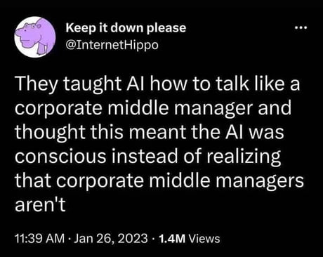 Called out all of them with one statement