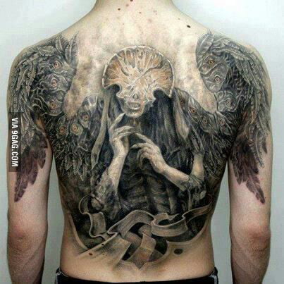 Metal Band Death symbolic Tattoo By Pablo Morte  Vic Market Tattoo