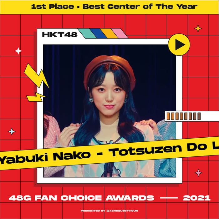 Photo : 220110 - Best Center of The Year - HKT48 Yabuki Nako - "Totsuzen Do Love Me"