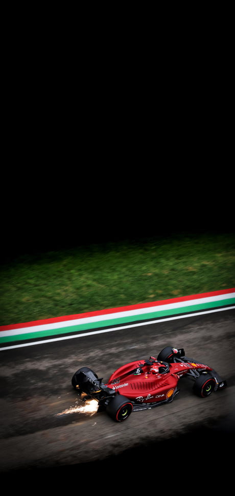 New picture of the Ferrari F175 at Sunset today at Barcelona 4K   rformula1