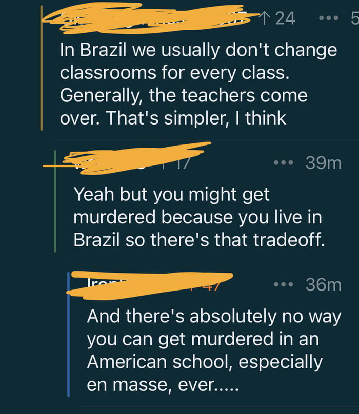 When you come for Brazil but forget you live in the US.