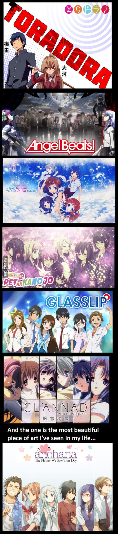 My personal list of anime that will make you cry. - 9GAG