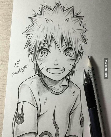 Pencil drawing of an anime character on Craiyon-saigonsouth.com.vn