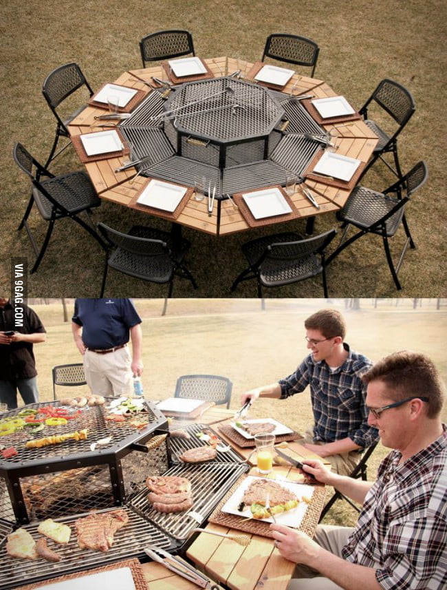 Best BBQ table ever! 9GAG