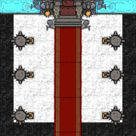 Dnd Map Throne Room Wraththechonk Here With A New Dnd Battle Map Throne Room For You Dm's Out  There With