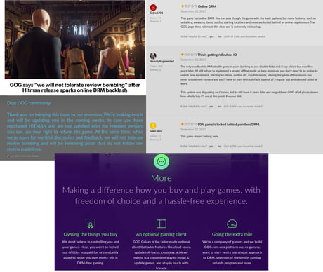 Who Would Have Guessed That People Will Get Mad When Store That Promisses Drm Free Experince Gog Start Selling Games With Drm 9gag