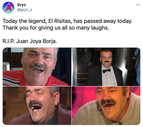 Juan Joya Borja From The Spanish Laughing Guy Meme Has Died - 9GAG