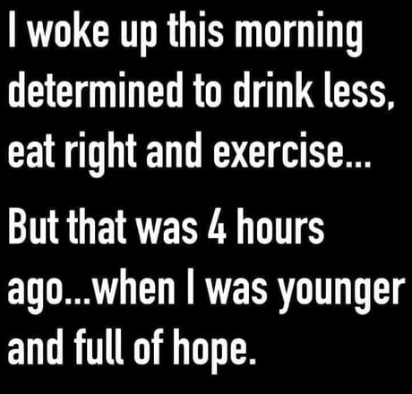 Hope fades rapidly these days.