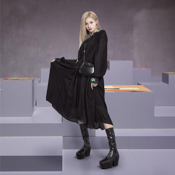 Photo : Prada Twitter Update - Sana attending the #PradaSS22 show