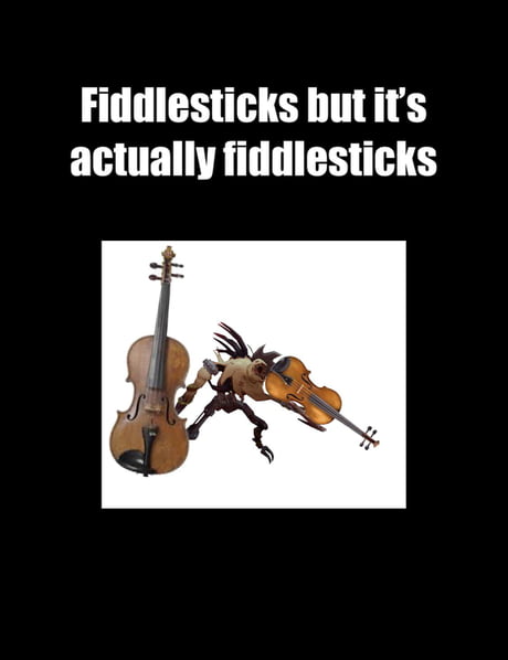 Riot tried to hide the real unreleased fiddlesticks - 9GAG