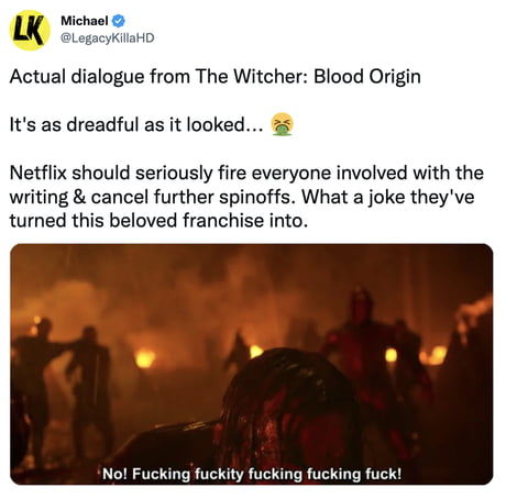 The Witcher: Blood Origin' Has Netflix's Worst Audience Scores Of All Time