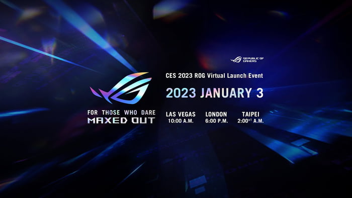 The future of gaming is here! ROG CES 2023 launch event livestream has begun – watch it now and immerse yourselves into the ultimate gaming experience! 💻🔥