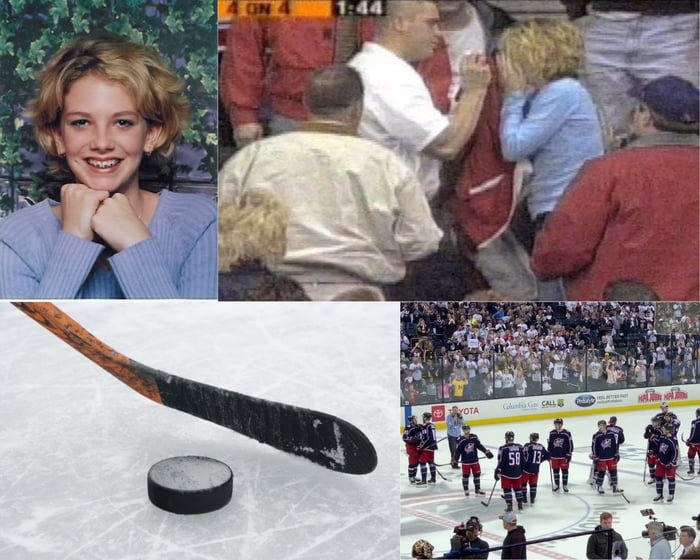 13 Year Old Hockey Fan Brittanie Cecil Was Sitting In The Stands