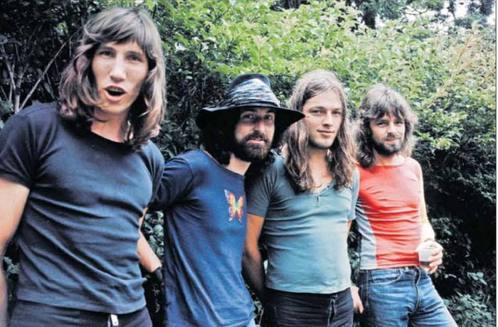 1971 Roger Waters, Nick Mason, David Gilmour & Richard Wright ('Pink ...