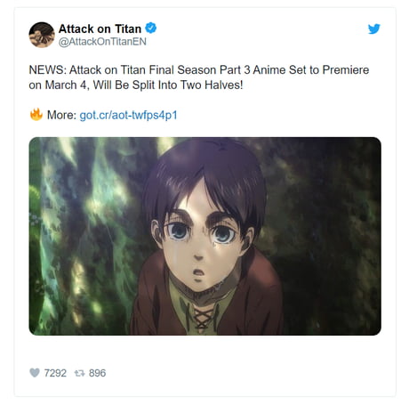Attack On Titan' The Final Season Part 4 Gets A New Trailer - 9GAG