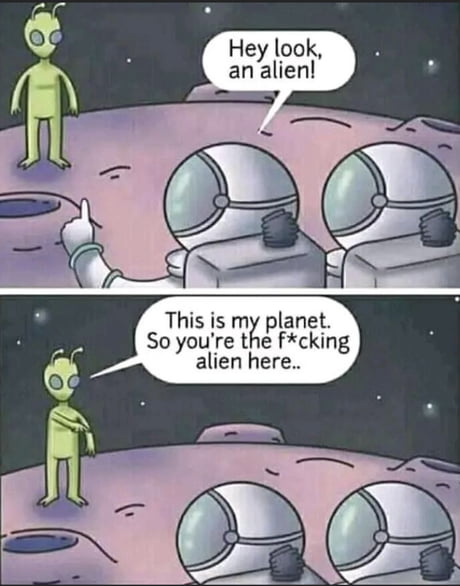 funny aliens meme