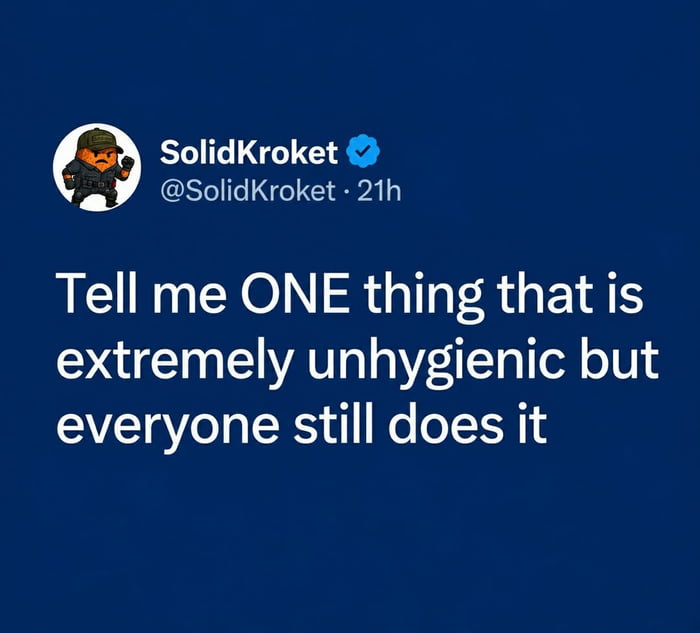 Be honest