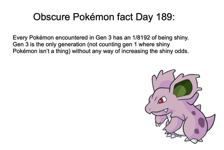 Random Pokémon Facts — Random Fact of the Day